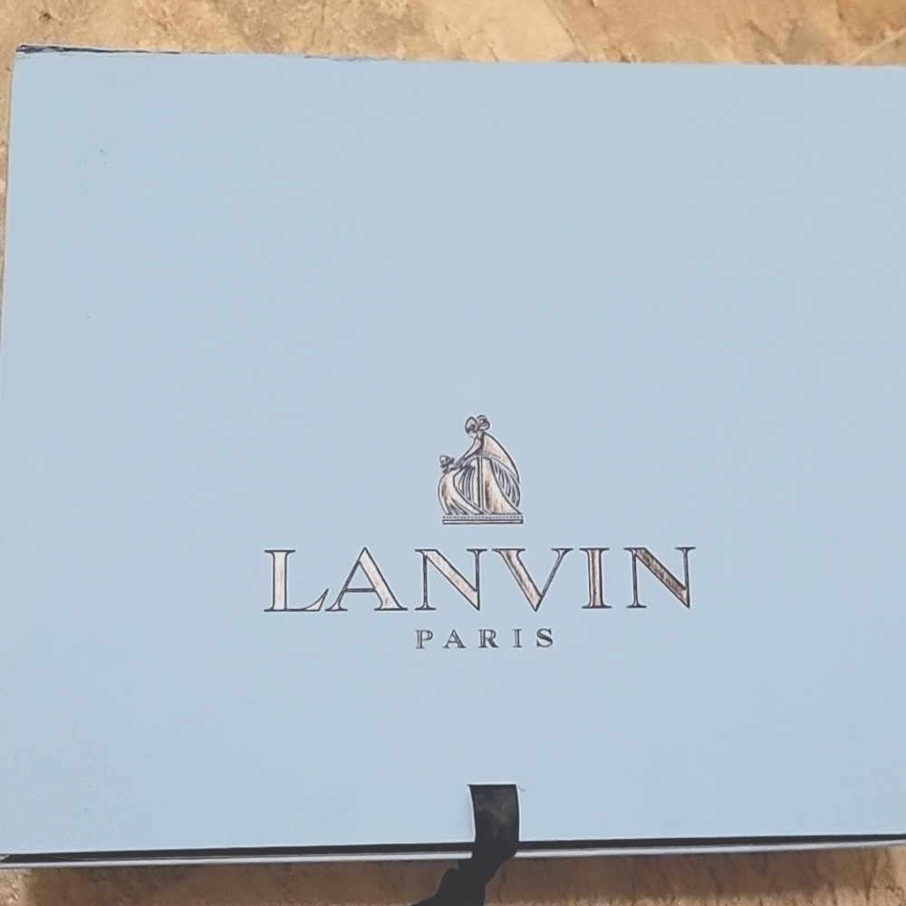 Lanvin Paris leather fishnet Sandal